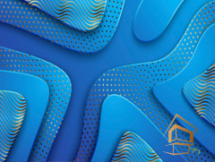 Натяжной потолок с фотопечатью Абстракция 156