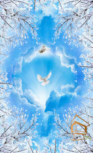 Натяжной потолок с фотопечатью Небо и объекты 106 - -