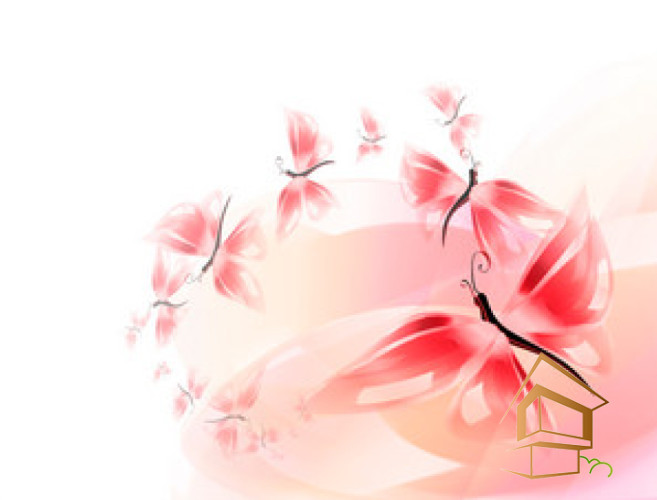 Натяжной потолок с фотопечатью Бабочки 014 - -