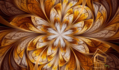 Натяжной потолок с фотопечатью Абстракция 056