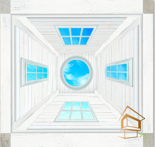 Натяжной потолок с фотопечатью Фрески, своды 046 -  -