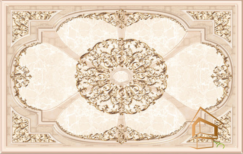 Натяжной потолок с фотопечатью орнаменты и узоры 059 - -