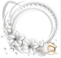 Натяжной потолок с фотопечатью Цветы 387