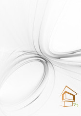 Натяжной потолок с фотопечатью Абстракция 057