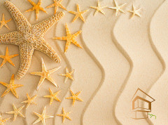 Натяжной потолок с фотопечатью Подводный мир 066