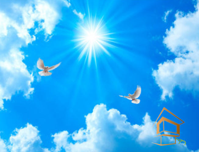 Натяжной потолок с фотопечатью Небо и объекты 108 - -