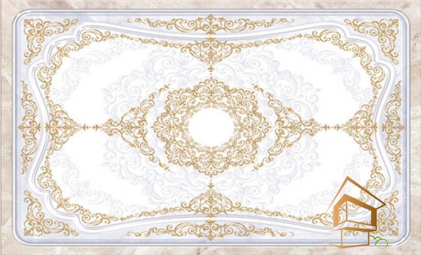 Натяжной потолок с фотопечатью орнаменты и узоры 060 - -