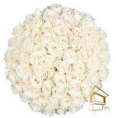 Натяжной потолок с фотопечатью Цветы 078