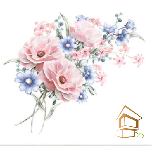 Натяжной потолок с фотопечатью Цветы 288 -  - 