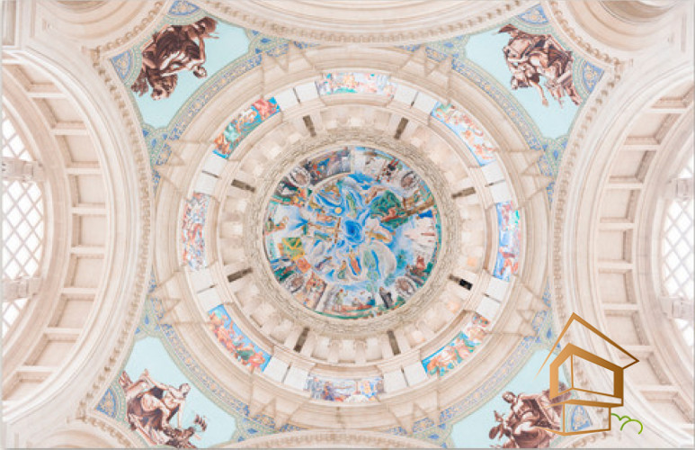 Натяжной потолок с фотопечатью Фрески, своды 049 -  -