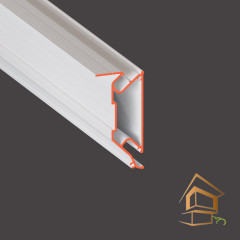 Профиль для натяжных потолков Flexy BRUS 03, белый муар