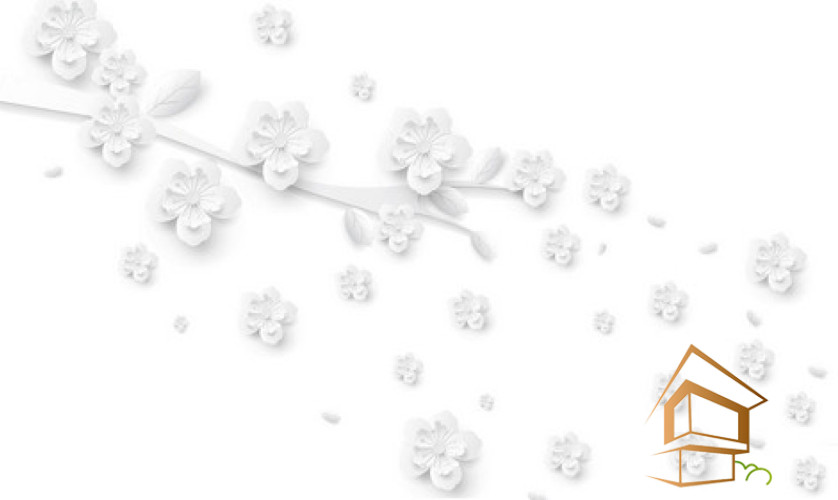 Натяжной потолок с фотопечатью Цветы 392 - -