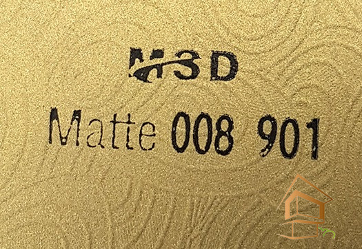 Натяжной потолок MSD декоративный 008 мат 901 (320) -  - 