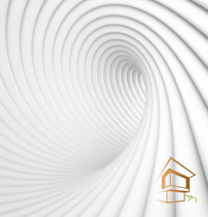 Натяжной потолок с фотопечатью Абстракция 011