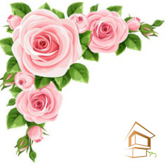 Натяжной потолок с фотопечатью Цветы 083