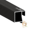 Профиль для натяжных потолков Flexy BRUS 04 теневой, 2 м, черный