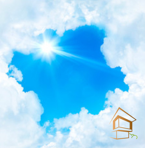 Натяжной потолок с фотопечатью Небо 053 - 53 - 53