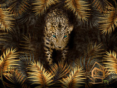 Натяжной потолок с фотопечатью Животный мир 023