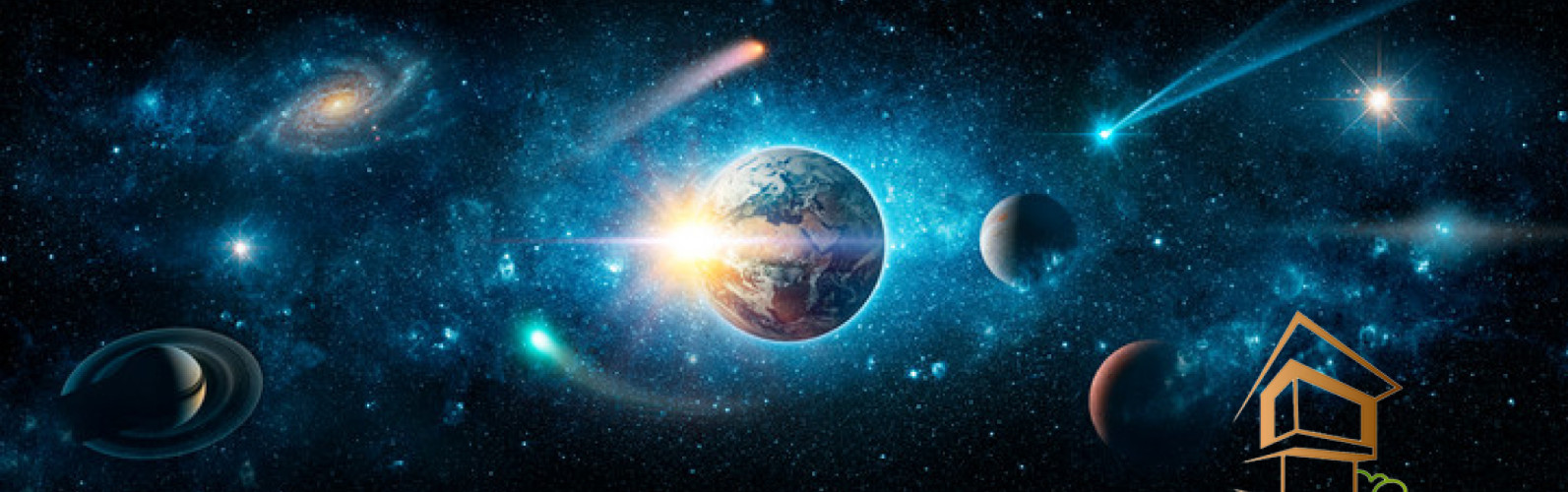 Натяжной потолок с фотопечатью Космос 090 - -