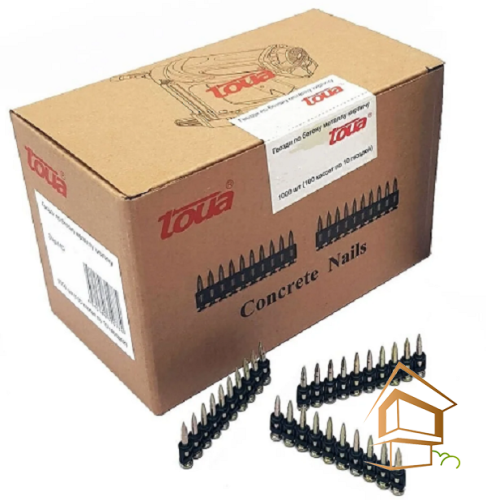 Гвозди по бетону 3*25 мм. 1000 шт/уп - -
