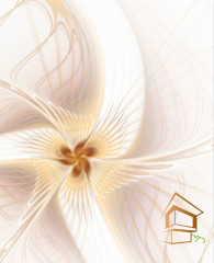 Натяжной потолок с фотопечатью Абстракция 015