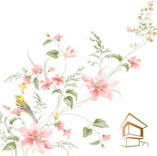 Натяжной потолок с фотопечатью Цветы 297 -  -