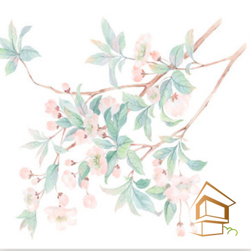 Натяжной потолок с фотопечатью Цветы 298 -  -