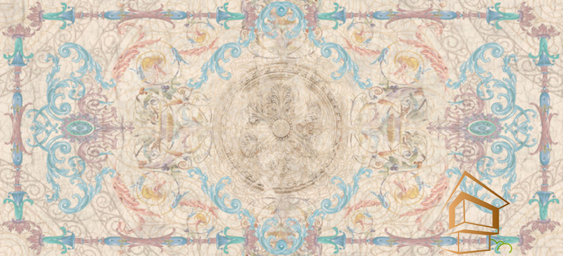 Натяжной потолок с фотопечатью орнаменты и узоры 071 - -