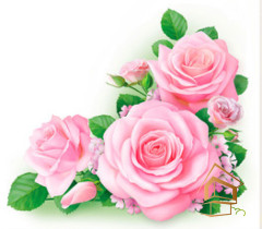 Натяжной потолок с фотопечатью Цветы 089