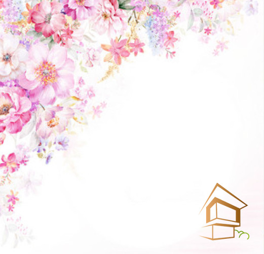 Натяжной потолок с фотопечатью Цветы 281 -  -