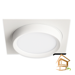 Светильник потолочный для натяжных и подвесных потолков GX53, ART INFINITY белый Встраиваемый,  110*110*50