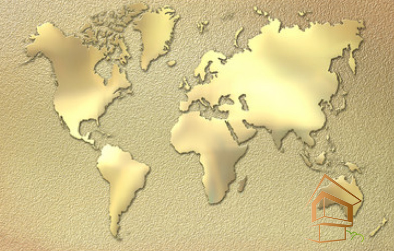 Натяжной потолок с фотопечатью Карты 017 - -