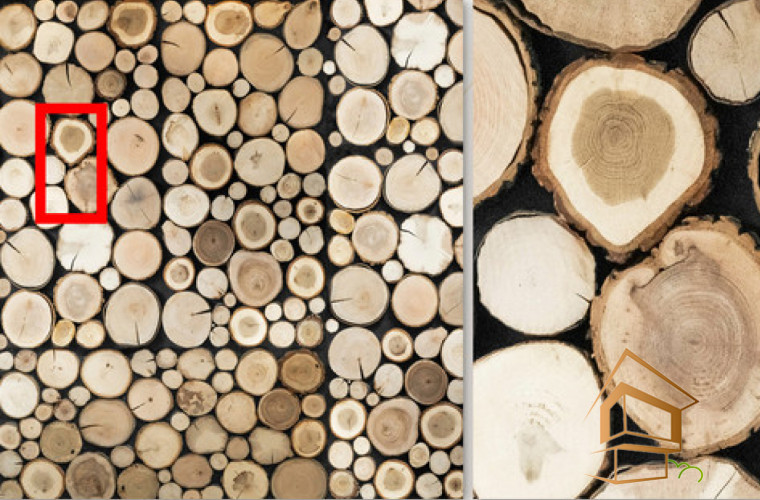 Натяжной потолок с фотопечатью Текстуры-дерево 029 - -