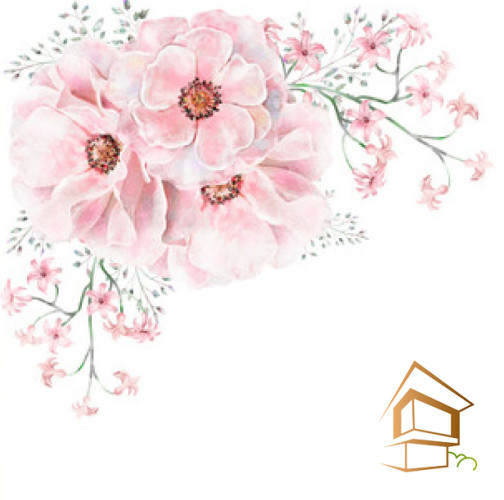 Натяжной потолок с фотопечатью Цветы 282 -  -