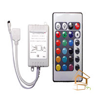 Контроллер с ИК пультом 12 А 144 W, 12V (288 W 24 V)