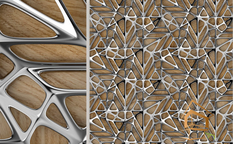 Натяжной потолок с фотопечатью Текстуры-3D 004 - -