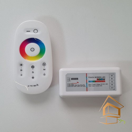 Контроллер RGBW с сенсорным пультом IP20, 288 W, 12V 