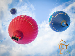 Натяжной потолок с фотопечатью Небо и объекты 122