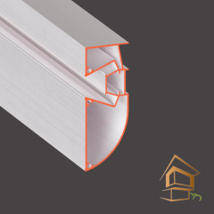 Профиль для натяжных потолков Flexy LED 01 для многоуровневых конструкций с подсветкой, 2 м