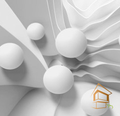 Натяжной потолок с фотопечатью Абстракция 072