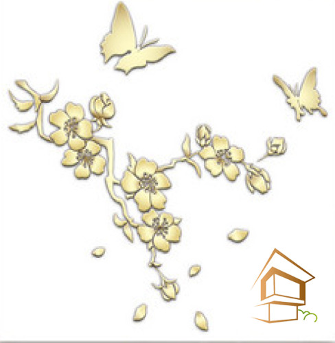 Натяжной потолок с фотопечатью Бабочки 070 - -