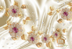 Натяжной потолок с фотопечатью Абстракция 073