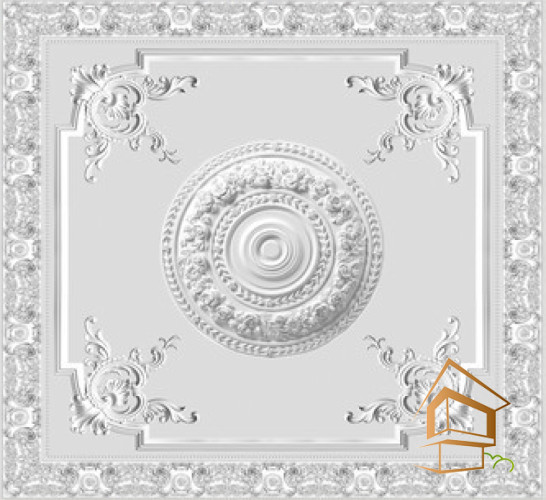 Натяжной потолок с фотопечатью орнаменты и узоры 076 - -