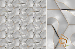 Натяжной потолок с фотопечатью Текстуры-3D 008