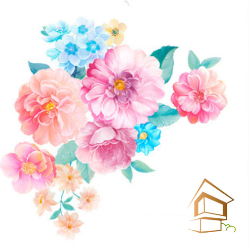 Натяжной потолок с фотопечатью Цветы 306 -  -