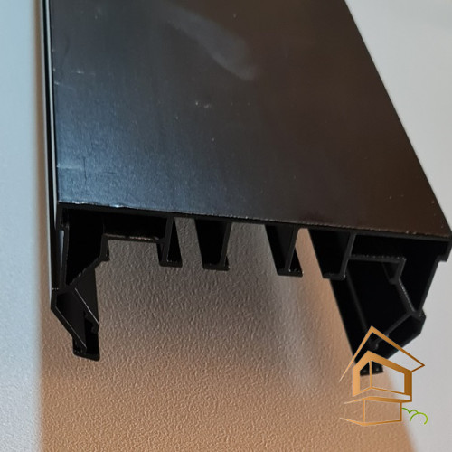 Профиль карнизный двухрядный ПК 14 черный - -