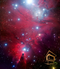 Натяжной потолок с фотопечатью Космос 101