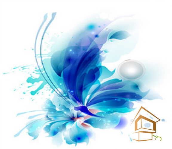 Натяжной потолок с фотопечатью Бабочки 074 -  - 