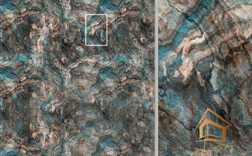 Натяжной потолок с фотопечатью Текстуры-камень 003 -  -