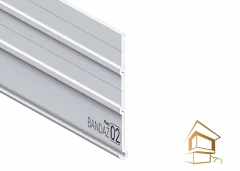 Профиль для натяжных потолков Flexy BANDAZ 02, 2 м, белый глянец